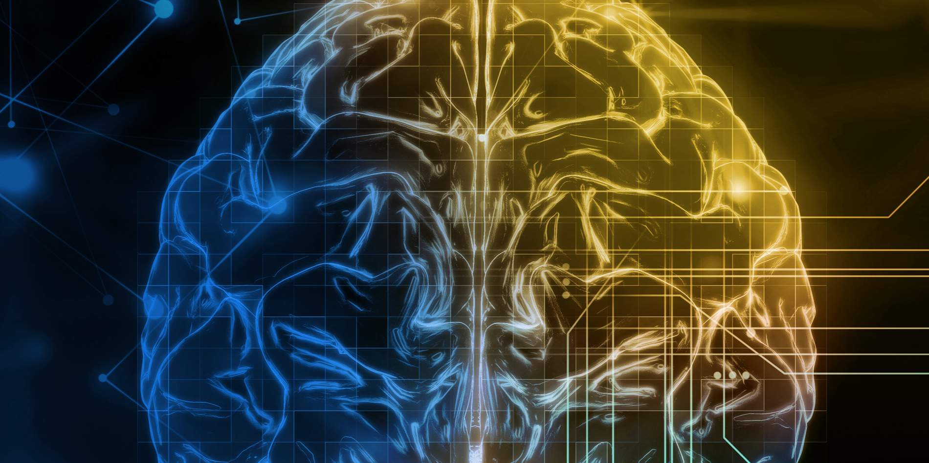Image of an abstract brain concept